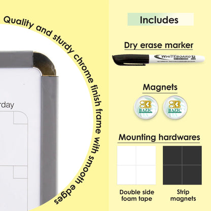 WuGenerals Weekly Mission Board – Dry Erase Task Board for Focus & Productivity